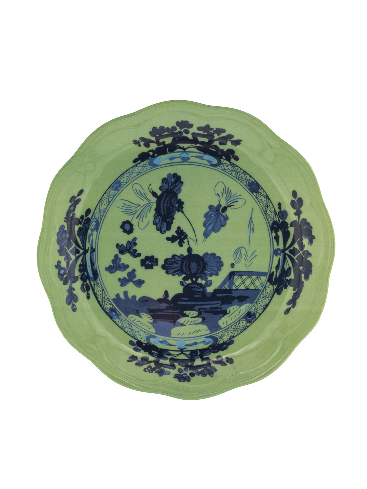 Green Fern Dinner Plate Rental