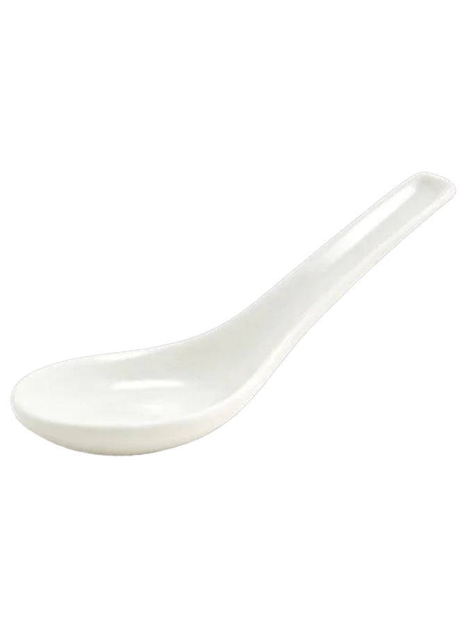 White Asian Spoon Rental