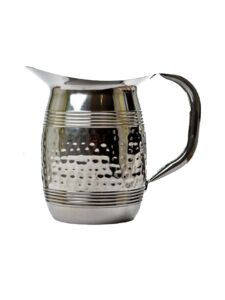 Stainless Hammered Water Pitcher 64 oz.