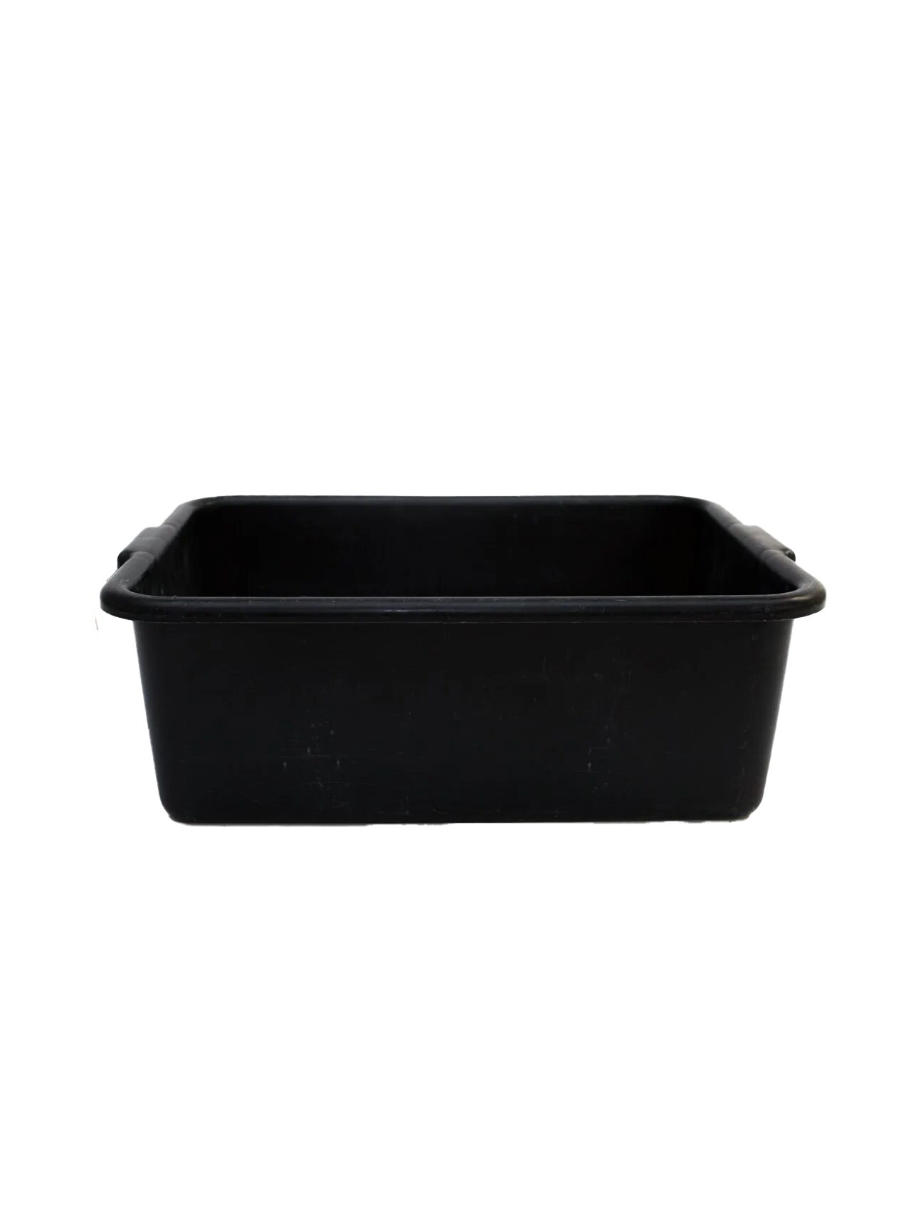 Heavy-duty plastic tub for bussing and utility use.