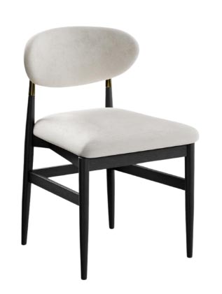 Gilded Crescent Chair - Charleston SC