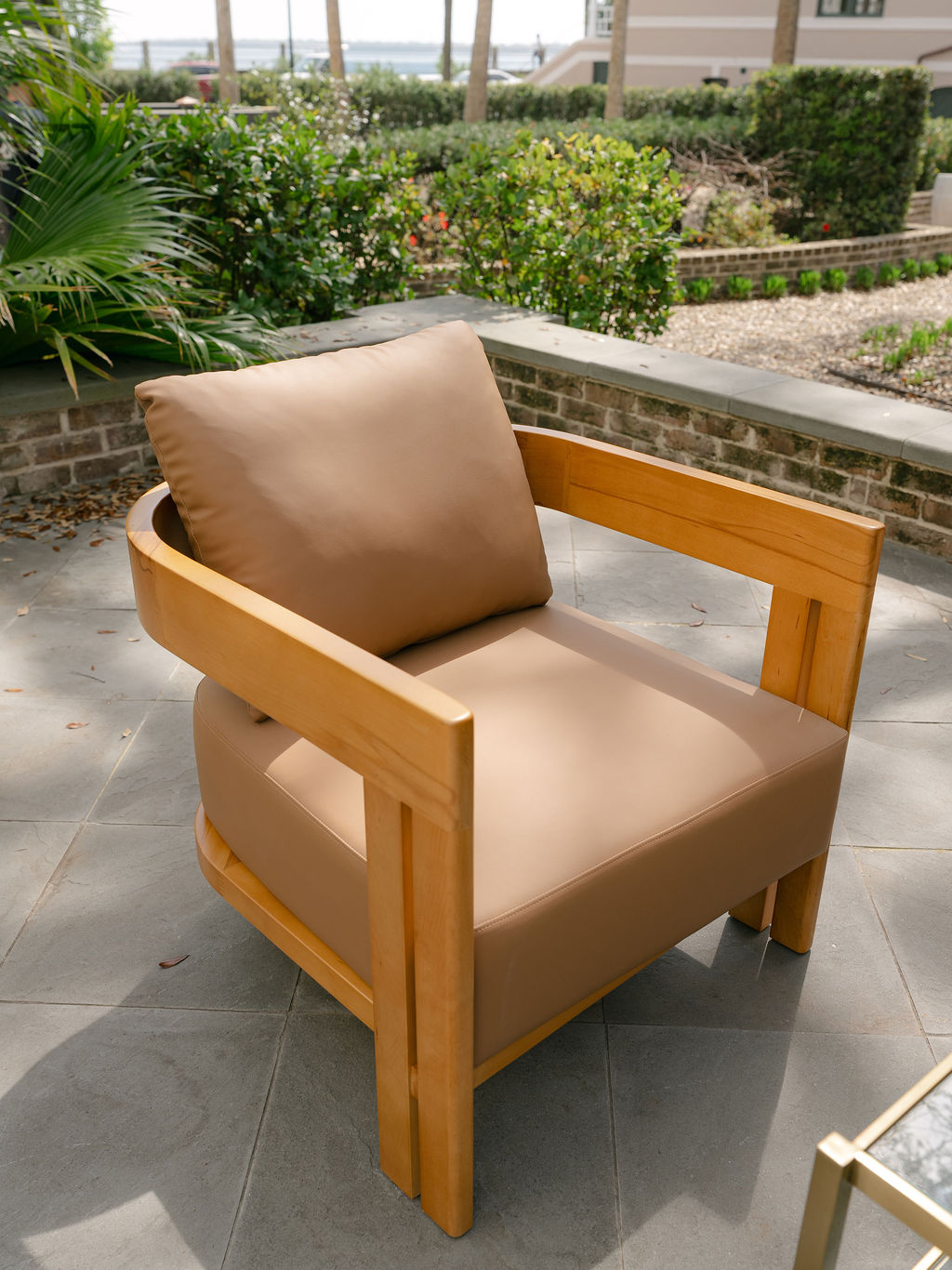 Morris Leather Lounge Chair - Image 2