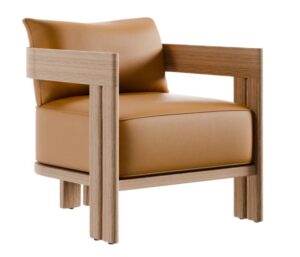 Morris Leather Chair - Charleston sc