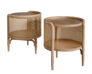 Rattan side table charelston sc