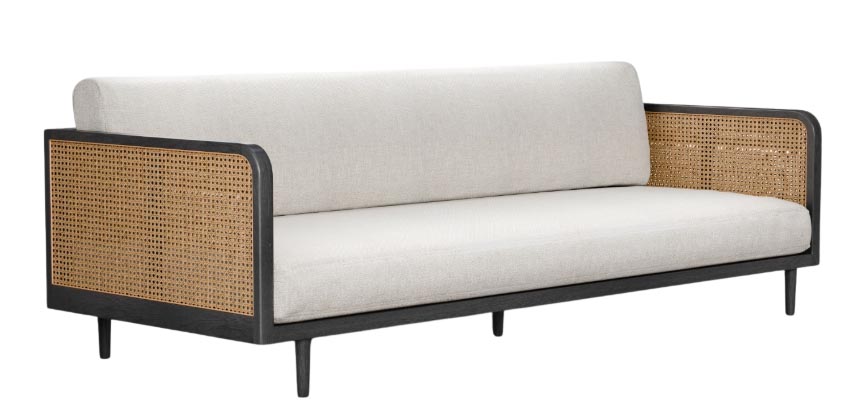 Palmetto Rattan Sofa - Charleston SC